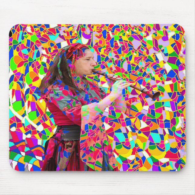 Alfombrilla De Ratón Música en Color (Frente)