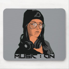 Alfombrilla De Ratón Música en la almohadilla del ratón