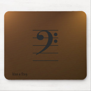 Alfombrilla De Ratón Música Mousepad - clef bajo