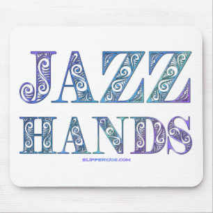 Alfombrilla De Ratón musicales de Broadway de SlipperyJoe's Jazz Hands 