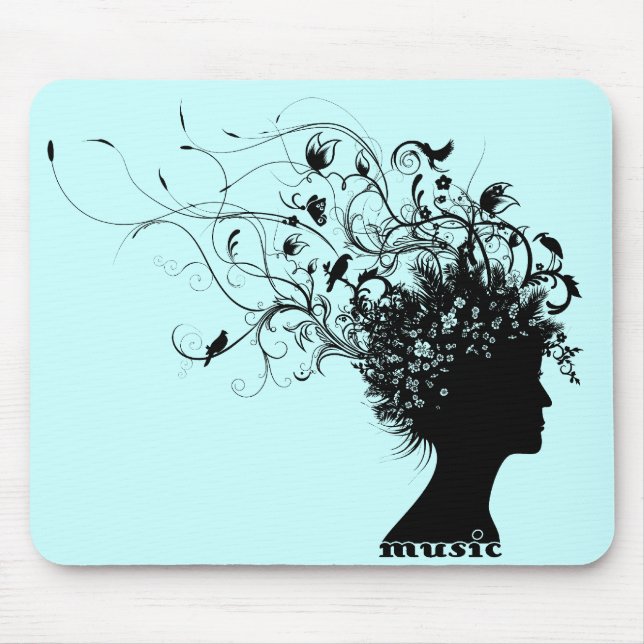 Alfombrilla De Ratón MusicHead Mousepad (Frente)
