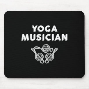 Alfombrilla De Ratón Músico de Yoga Clave de Sol Zen Teoría Musical Act