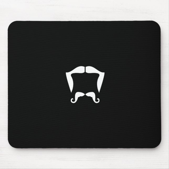 Alfombrilla De Ratón Mustache Mousepad (Frente)