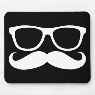 Alfombrilla De Ratón Mustache Nerd