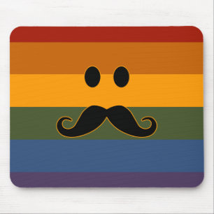 Alfombrilla De Ratón Mustache Pride personalizado mousepad