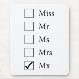 Alfombrilla De Ratón Mx Title (Cinco Opciones) Mousepad