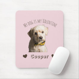 Alfombrilla De Ratón My Dog Is My Valentine – Personalized Pet