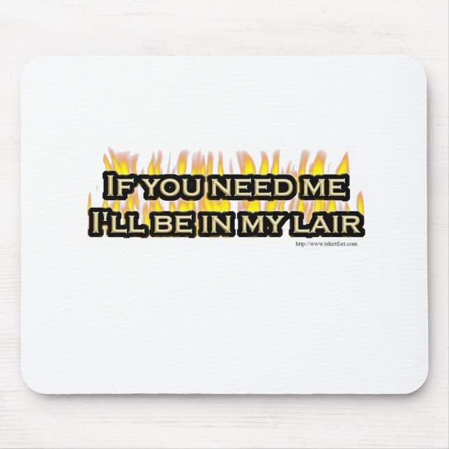 Alfombrilla De Ratón My Evil Lair (Frente)