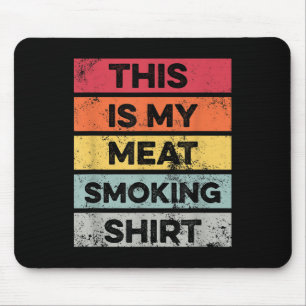 Alfombrilla De Ratón My Meat Smort Funny Barbeque Smoker Bbq Gr