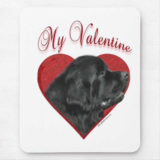 Alfombrilla De Ratón My Newfoundland Valentine (Frente)