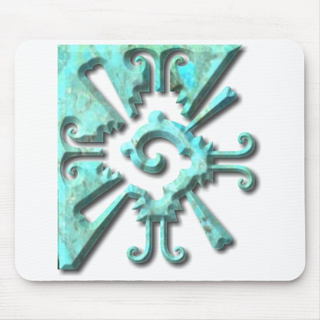 Alfombrilla De Ratón Myan Hunab Ku - Turquesa (Frente)