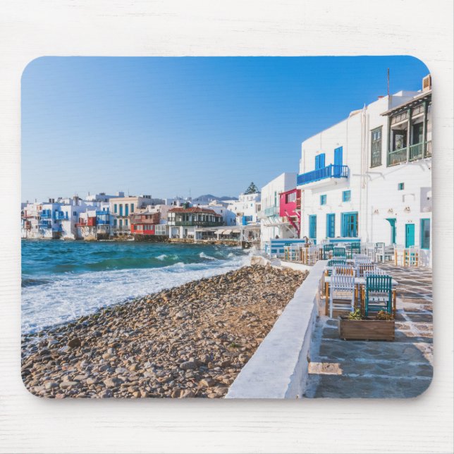 Alfombrilla De Ratón Mykonos, Grecia (Frente)