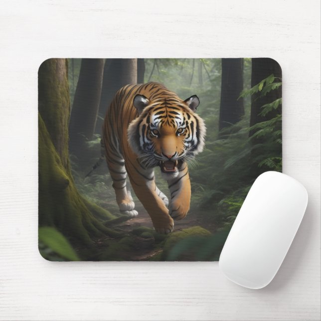 Alfombrilla De Ratón Mystic Forest Wildlife Mouse Pad (Con ratón)