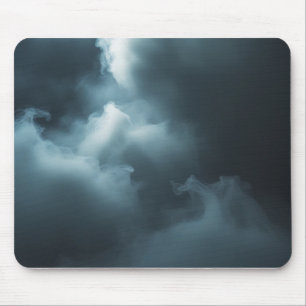 Alfombrilla De Ratón Mystical Cloud Smoke Mouse Pad - Dark Blue Dreamy