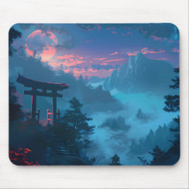 Alfombrilla De Ratón Mystical Japanese Torii Gate Mouse Pad