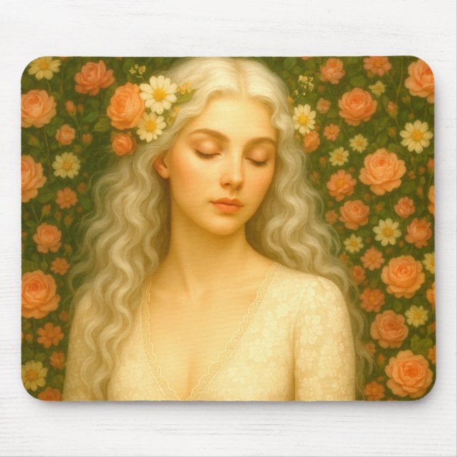 Alfombrilla De Ratón Mystik Woman – Mousepad mit Energie & Ausdruck (Frente)