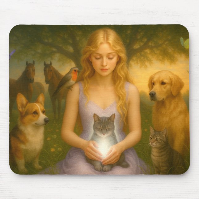 Alfombrilla De Ratón Mystik Woman – Mousepad mit Energie & Ausdruck (Frente)