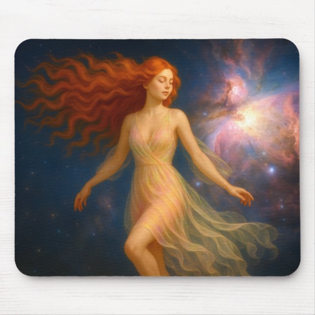 Alfombrilla De Ratón Mystik Woman – Mousepad mit Energie & Ausdruck (Frente)