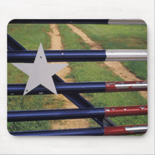 Alfombrilla De Ratón N.A., EE. UU., Texas, lago Buchanan, bandera de Te