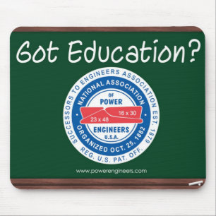 Alfombrilla De Ratón N.A.P.E. Logotipo Mousepad de la educación