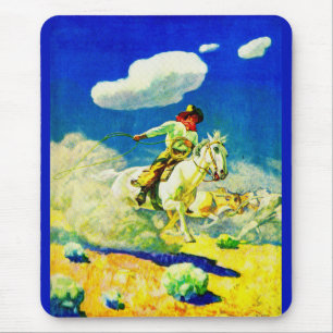 Alfombrilla De Ratón N. C. Wyeth cowboy