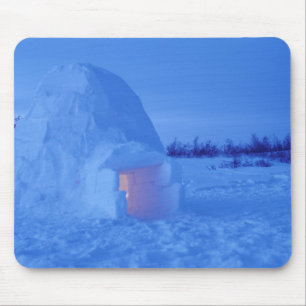 Alfombrilla De Ratón NA, Canadá, Manitoba, Churchill. Igloo ártico