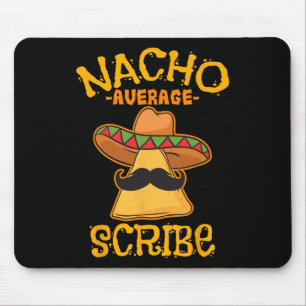 Alfombrilla De Ratón Nacho Average Scribe Fiesta Mexicana Cinco De Mayo