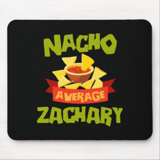 Alfombrilla De Ratón Nacho Average Zachary Cumpleaños Divertido Persona
