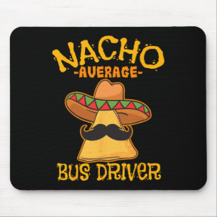 Alfombrilla De Ratón Nacho Conductor Medio De Autobuses Transporte Busm