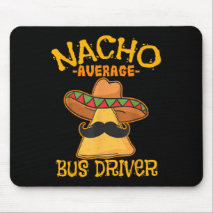Alfombrilla De Ratón Nacho Conductor Medio De Autobuses Transporte Busm