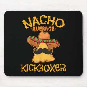 Alfombrilla De Ratón Nacho Kickboxer promedio Cinco De Mayo patada mexi