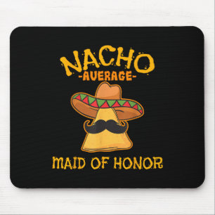 Alfombrilla De Ratón Nacho Media De La Mujer De Honor Mexicano Cinco De