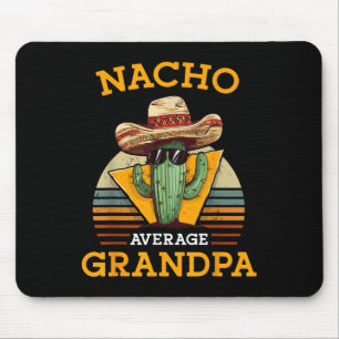 Alfombrilla De Ratón Nacho Promedio Abuelo Funny Papá Mexicano Retro Ci