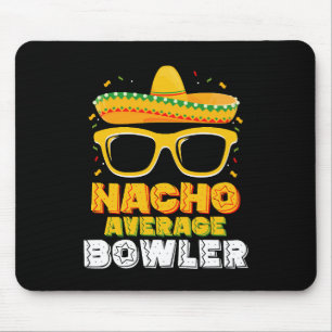 Alfombrilla De Ratón Nacho Promedio de Bowler Cinco De MayoNacho Promed