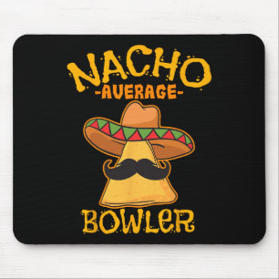 Alfombrilla De Ratón Nacho Promedio de Bowler Mexicano Cinco De Mayo