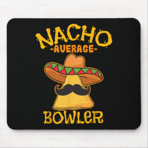 Alfombrilla De Ratón Nacho Promedio de Bowler Mexicano Cinco De Mayo