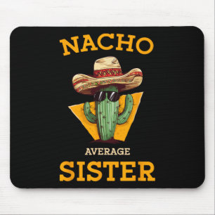 Alfombrilla De Ratón Nacho Promedio de Cactus Mexicanos Sombrero Cinco