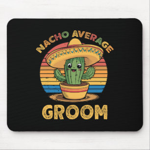 Alfombrilla De Ratón Nacho Promedio de Groom Mexicano Cinco De Mayo Div