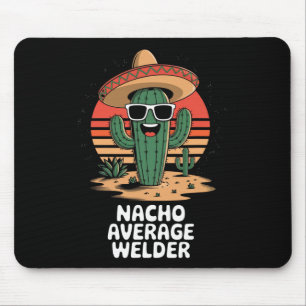 Alfombrilla De Ratón Nacho soldador promedio Metalizado mexicano Chiste