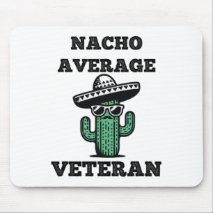 Alfombrilla De Ratón Nacho Veterano Mexicano Cinco De Mayo