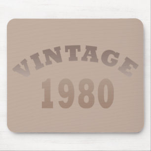 Alfombrilla De Ratón Nacido en 1980 como regalo de cumpleaños