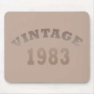 Alfombrilla De Ratón Nacido en 1983 como regalo de cumpleaños vintage