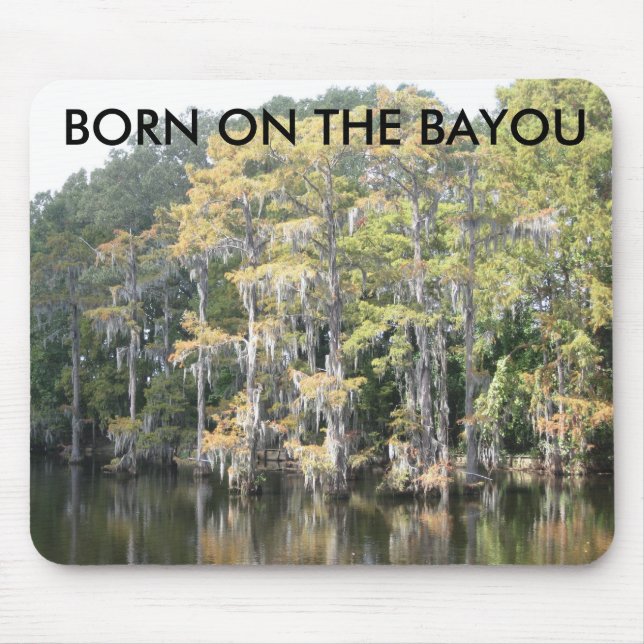 Alfombrilla De Ratón Nacido En El Bayou (Frente)