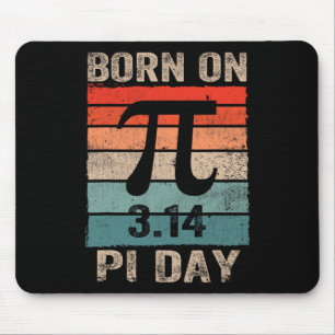 Alfombrilla De Ratón Nacido En El Día Pi Cumpleaños 2025 Feliz Día Pi T