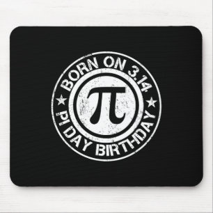Alfombrilla De Ratón Nacido En El Día Pi Cumpleaños 3.14