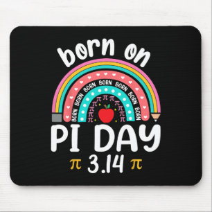 Alfombrilla De Ratón Nacido En El Día Pi Cumpleaños Feliz Día Pi Math T