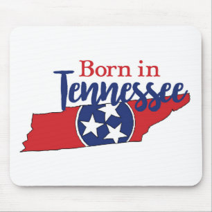 Alfombrilla De Ratón Nacido en los Símbolos Estatales de Tennessee, est
