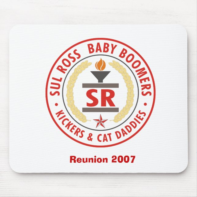 Alfombrilla De Ratón Nacidos en el baby boomes de Sul Ross (Frente)