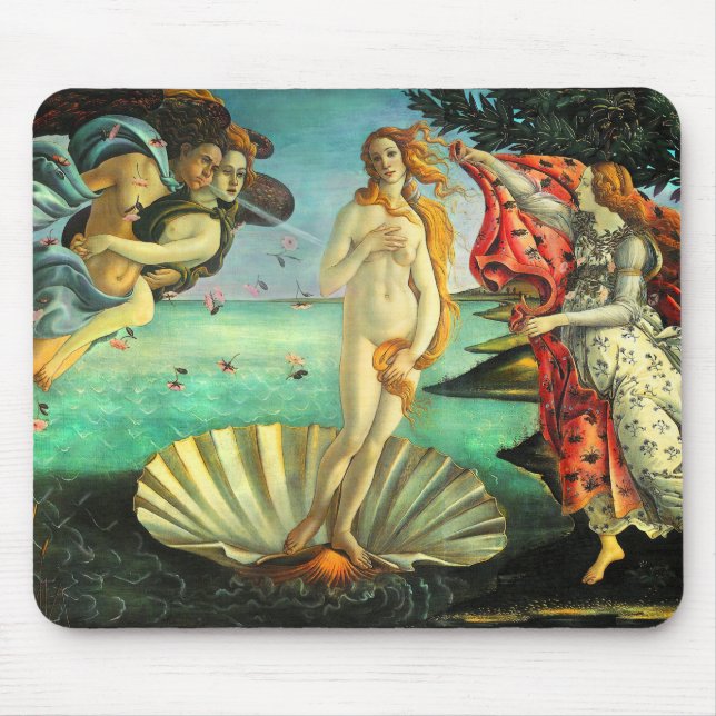 Alfombrilla De Ratón Nacimiento de Botticelli de Venus (Frente)