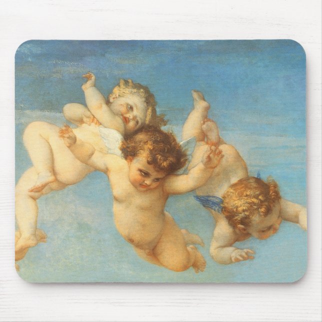 Alfombrilla De Ratón Nacimiento de Venus, detalles de ángeles por Alexa (Frente)
